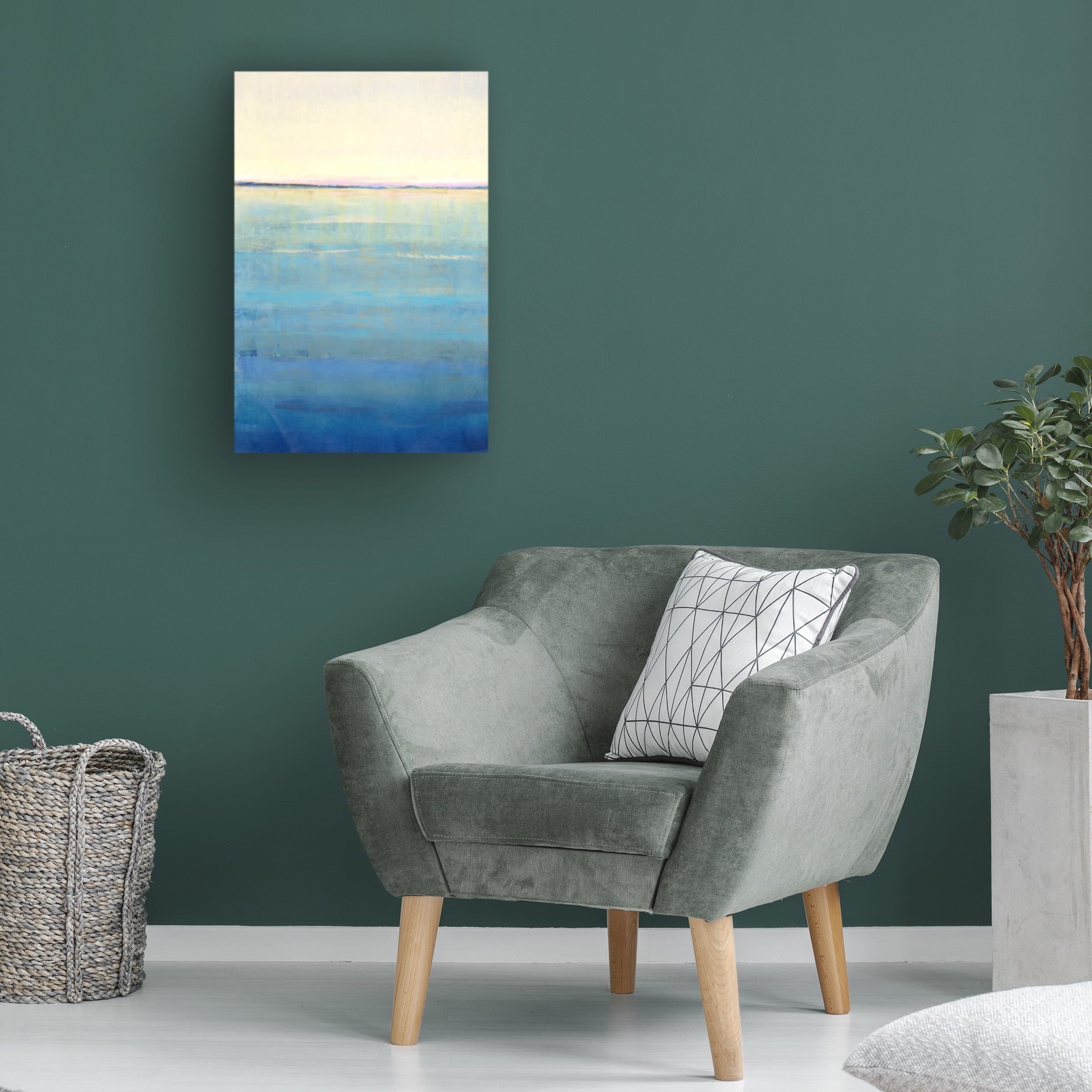 Tim OToole 'Ocean Blue Horizon I' Canvas Art