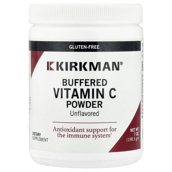 Kirkman Labs Buffered Vitamin C Powder, Unflavored, 7 oz (198.5 g)