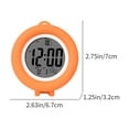 thumbnail image 3 of ufehgfjh 2024,Digital Electronic Clock LED Display Electronic Clock Stereo Digital Display Snooze Alarm Clock 12/24H Switching Countdown Time, 3 of 7
