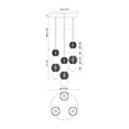 thumbnail image 6 of MP321803NB-Kuzco Lighting-Onyx - 28W 3 LED Pendant-15.13 Inches Tall and 14.63 Inches Wide-Natural Brass Finish, 6 of 7