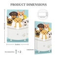 thumbnail image 3 of KLL Cute Dog In Bathtub Pattern Electrical Outlet Covers, 3" x 5" 1 Pack Electric Receptacle Plug Covers for Decorator Receptacle Outlet & Switch-Style T, 3 of 6