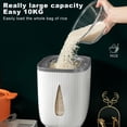 thumbnail image 6 of Household Sealed Rice Dispenser, Food Grade Rice Storage Container, Easter Decor, 20 Lbs Large Capacity Bin with Measuring Cup, Kitchen Pantry Organizer for Grain and Rice Storage, 7.9*12.6*15.2in, B, 6 of 6