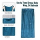 thumbnail image 4 of Albornoz azul, traje de baño de spa, traje de sauna, 4 of 6