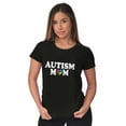 thumbnail image 4 of Autism Mom Awareness Puzzle Piece Womens Slim Fit Graphic Tee Brisco Brands S, 4 of 5