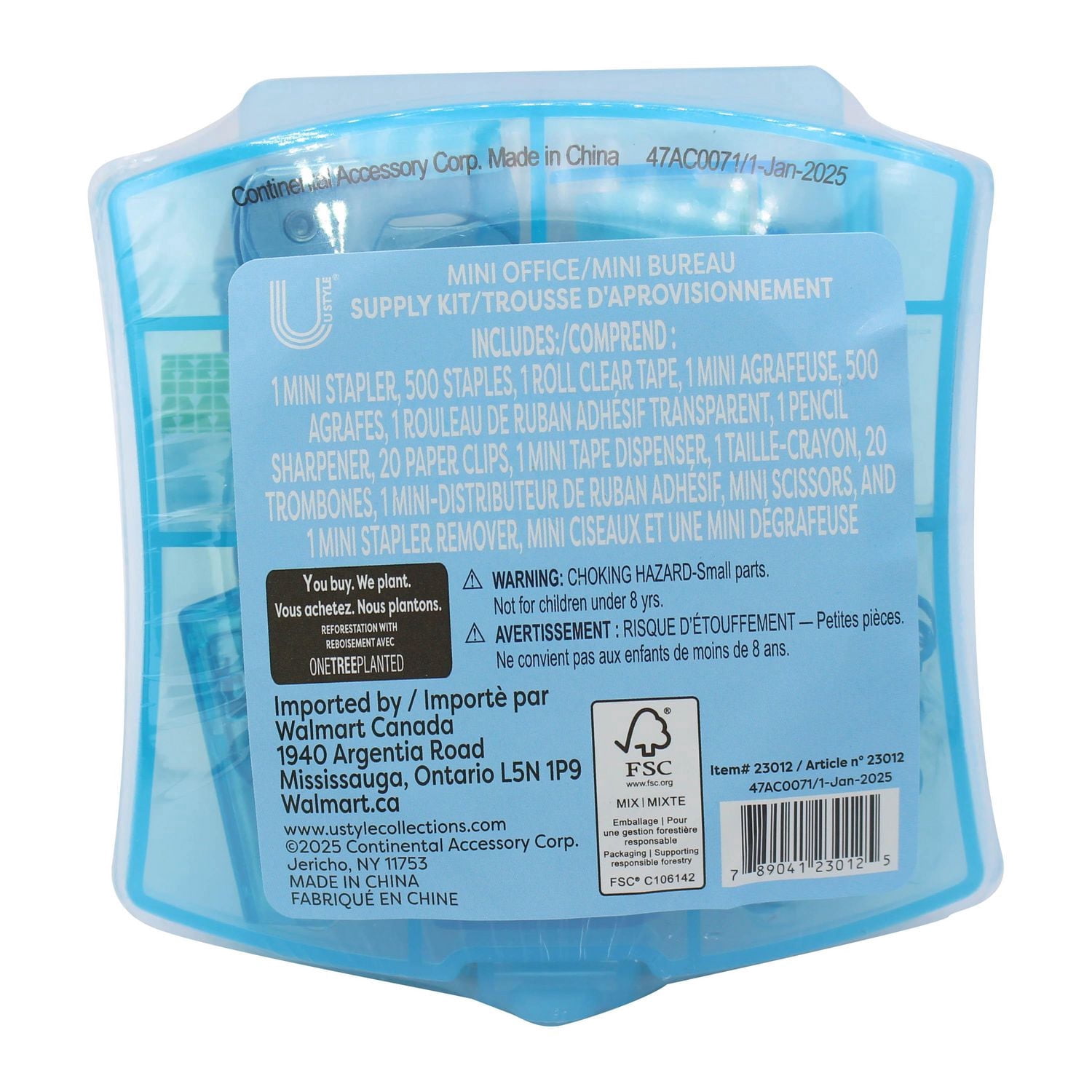 Trousse d'approvisionnement mini U Style, thème papillon