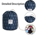 thumbnail image 3 of Bolsa de cosméticos multifuncional con cilindro con cordón portátil, 3 of 5