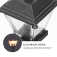 thumbnail image 4 of OULII Square Shade Mini House Model LED Street Lamp Black ABS Decorative Lighting Mini House Use 1Pack, 4 of 8