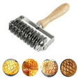 thumbnail image 1 of Stainless Steel Dough Lattice Top Cookie Pie Pizza Bread Pastry Crust Roller Cutter, 1 of 5