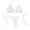 White, variant on TQWQT Women Sexy Halterneck Tiny Mini Micro Bra Charming Bikini G String Bottom Beachwear 2 Pieces,Black S