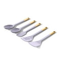 thumbnail image 5 of Beautiful 6-Piece Silicone Tool Set with Ceramic Crock, Lavender by Drew Barrymore, 5 of 14