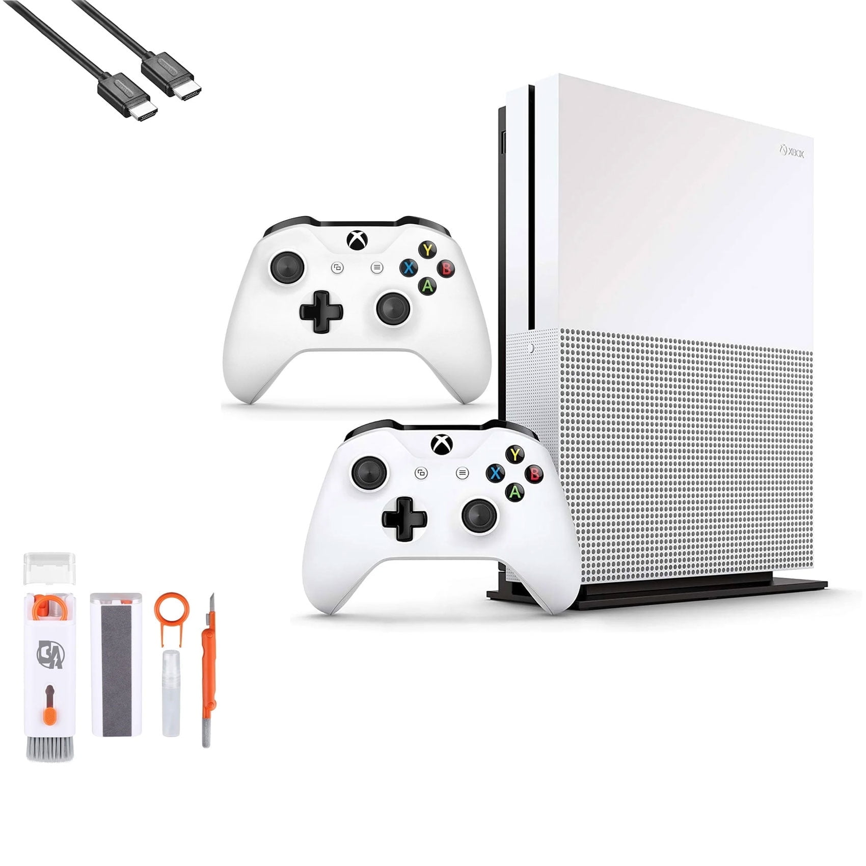 Pre-Owned Microsoft Xbox One S 500GB with 2 Controller, 4K Ultra