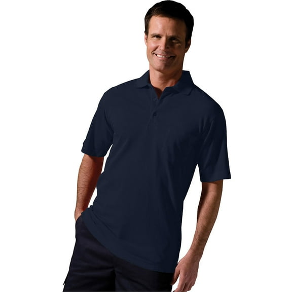 Edwards Garment Men's Cotton Pique Polo Pocket Shirt