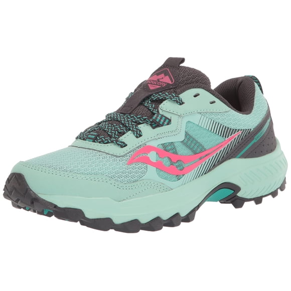 Saucony Women's Excursion TR16 Hiking Shoe, Atmos/Pink, 5.5