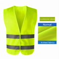 thumbnail image 1 of Safety High Visibility Vest Adjustable Security Vests Traffic Night Outdoor For Running Cycling Sports, 1 of 7