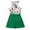 czb# Green306, variant on CUZIBR Toddler Girls Summer Outfits Flower Print Sleeveless Halter Neck Loose Fit Blouse Top High Waist Button Solid Color Shorts Casual Breathable 2 Piece Clothes Sets,Light Purple,5-6 Years