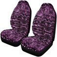 thumbnail image 1 of Juego de 2 fundas de asiento de coche ABPHQTO acuarela abstracta Shibori protector universal Auto, 1 of 3