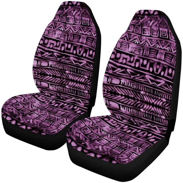 Juego de 2 fundas de asiento de coche ABPHQTO acuarela abstracta Shibori protector universal Auto