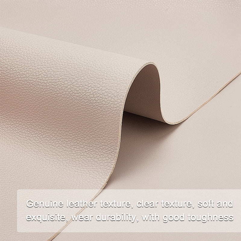 Imitation Leather Fabric for Garment Accessories Gray 135x30x0.12cm for DIY