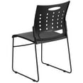 thumbnail image 5 of Flash Furniture Hercules Series Adult Sled Base Air-Vent Back Stack Chair, Black, 5 of 12