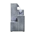 thumbnail image 6 of 15.7in High Tabletop Water Fountain with LED Light -  Indoor Modern Resin Waterfall Feature for Home and Office Soothing Decoration, 6 of 13