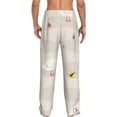 thumbnail image 3 of Haiem Funny Goose1 Men's Pajama Pants Ultra Lightweight Pjs Bottoms Sleepwear Bottom Pants with Pocket Drawstring-Large, 3 of 9