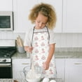 thumbnail image 4 of Princess Castle Pattern Kids Aprons for Girls and Boys,Adjustable Neck Strap Toddler Aprons for Kids Cooking Baking, 4 of 6