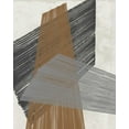 thumbnail image 2 of Goldberger, Jennifer 26x32 Black Ornate Wood Framed with Double Matting Museum Art Print Titled - Triangle Stripes II, 2 of 4