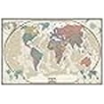 thumbnail image 3 of World Executive Wall Map Poster Mural (48x70 Laminated), 3 of 4