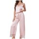 thumbnail image 1 of Gibobby pijama casual y cómodo Conjuntos de camisón para mujer, lencería de satén, lencería Sexy, camisón, conjuntos de dormir, conjuntos de pijama Sexy (Rosa, M), 1 of 5