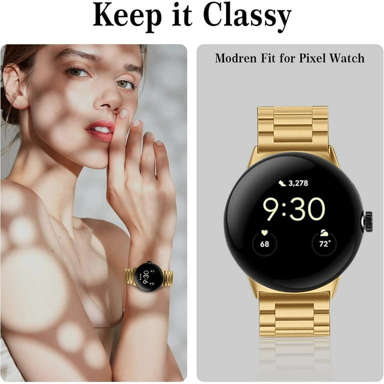 KOMI Pixel Watch Band Metal, Stainless Steel Mesh Wristband KOMI Pixel Watch Band Metal, Stainless Steel Mesh Wristband