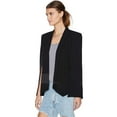 thumbnail image 1 of Veste Blazer Décontractée pour Femmes Cape Ouverte devant Manches Fendues Longue Manteau de Travail, 1 of 3