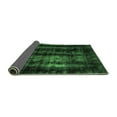 thumbnail image 2 of Ahgly Company Indoor Square Abstract Emerald Green Modern Area Rugs, 3' Square, 2 of 4