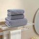 thumbnail image 5 of Juego de toallas de baño hiladas de terciopelo - 3 piezas de toallas suaves altamente absorbentes para baño, spa, gimnasio - 2 toallas de mano (75x35cm) y 1 toalla de baño (70x140cm) - múltiples, 5 of 6