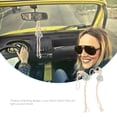 thumbnail image 5 of IBASETOY 2Pcs Car Rearview Mirror Hanging Decor Natural Stone Pendant Green for Decoration, 5 of 6