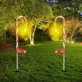 thumbnail image 4 of 2Pcs Christmas Solar Candy Cane Light Landscape Lights for Holiday Outdoors, 4 of 7