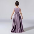 thumbnail image 6 of EnJoCho Girls Flared A-Line Dress Sleeveless Solid Color Casual Par𝗍y Dress for Kids Twirl Long Dress Age 4-12 Years Tight Fitting Stretc𝗁y Daily Wear, 6 of 6