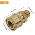 thumbnail image 6 of Benafini 1/4 Inch Quick-Release Connector Coupler Fitting for High Pressure Washer + Hose, 6 of 6