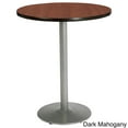 thumbnail image 5 of KFI Studios Mode 3.5' Round Bistro Table, Natural, Silver Base, 5 of 5