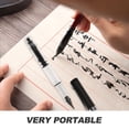 thumbnail image 3 of WRISTBIQUE 3Ud Plumas Caligráficas Chinas Con Punta De Pincel Flexible Y Recargable Color Negro, 3 of 8
