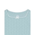 thumbnail image 3 of Wonder Nation Girls Short Sleeve Pointelle Trim Shirt, Sizes 4-18 & Plus, 3 of 4