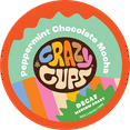 thumbnail image 2 of Crazy Cups Decaf Peppermint Chocolate Mocha Flavored Coffee pods, Single-Serve Medium Roast Coffee Cups for Keurig K-Cup Machines, Hot or Iced, 22 Count, 2 of 7