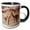 Black/White, variant on 3drose, Vicuna in the Altiplano of Argentina Near Tolar Grande., 11oz Mug