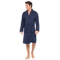 thumbnail image 3 of Skylinewears Men’s Luxury Robe 100% Cotton Terry Robe Shawl Collar Kimono Bathrobe Spa Robe Lightweight Soft Sleepwear Shower Robe Gowns for Men, 3 of 6