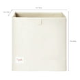 thumbnail image 2 of 3 Sprouts Children's Foldable Fabric Storage Cube Soft Toy Bin Basket, Lion, 2 of 4