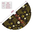 thumbnail image 3 of Sikiie Gnomes With Honey And Bees 30-48 inches {designName} Print Christmas Tree Skirt Snowman Xmas Tree Skirt with Edge Christmas Decorations for Holiday Party48", 3 of 7