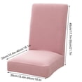 thumbnail image 2 of Funda elástica para silla, paño grueso y suave, protector de asiento lavable, funda extraíble elástica para el comedor del hotel en casa AweSitey HA8133-05B, 2 of 6