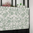thumbnail image 6 of Farmhouse Flower Valances for Windows Farmhouse Kitchen Curtains Valances Rod Pocket Valance Curtains for Kitchen Windows Botanical Vintage Fruit Green Leaf Window Valances for Bathroom 42"x12", 6 of 6