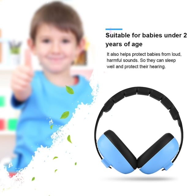 Orejeras A Prueba De Ruido Orejeras Para Bebés Orejeras Para Bebés De Cuero Abs Orejeras A Prueba De Ruido Para Niños Orejeras Para Bebés Auriculares Azul