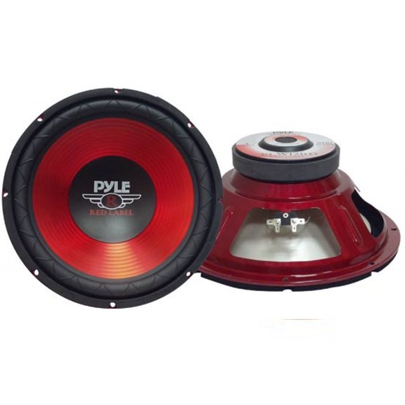 PYLE PLW15RD 15" 1000W Car Audio Subwoofer Power Sub Woofer Red Single 4 Ohm
