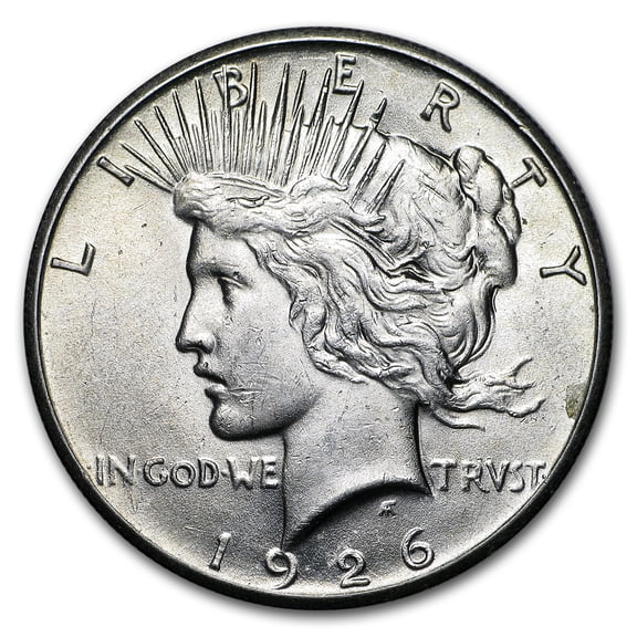 1926 Peace Dollar AU